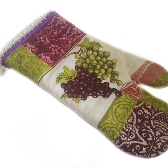 Grapes Fruit Kitchen,Oven Potholder Glove Mitt - Picture 1 of 5